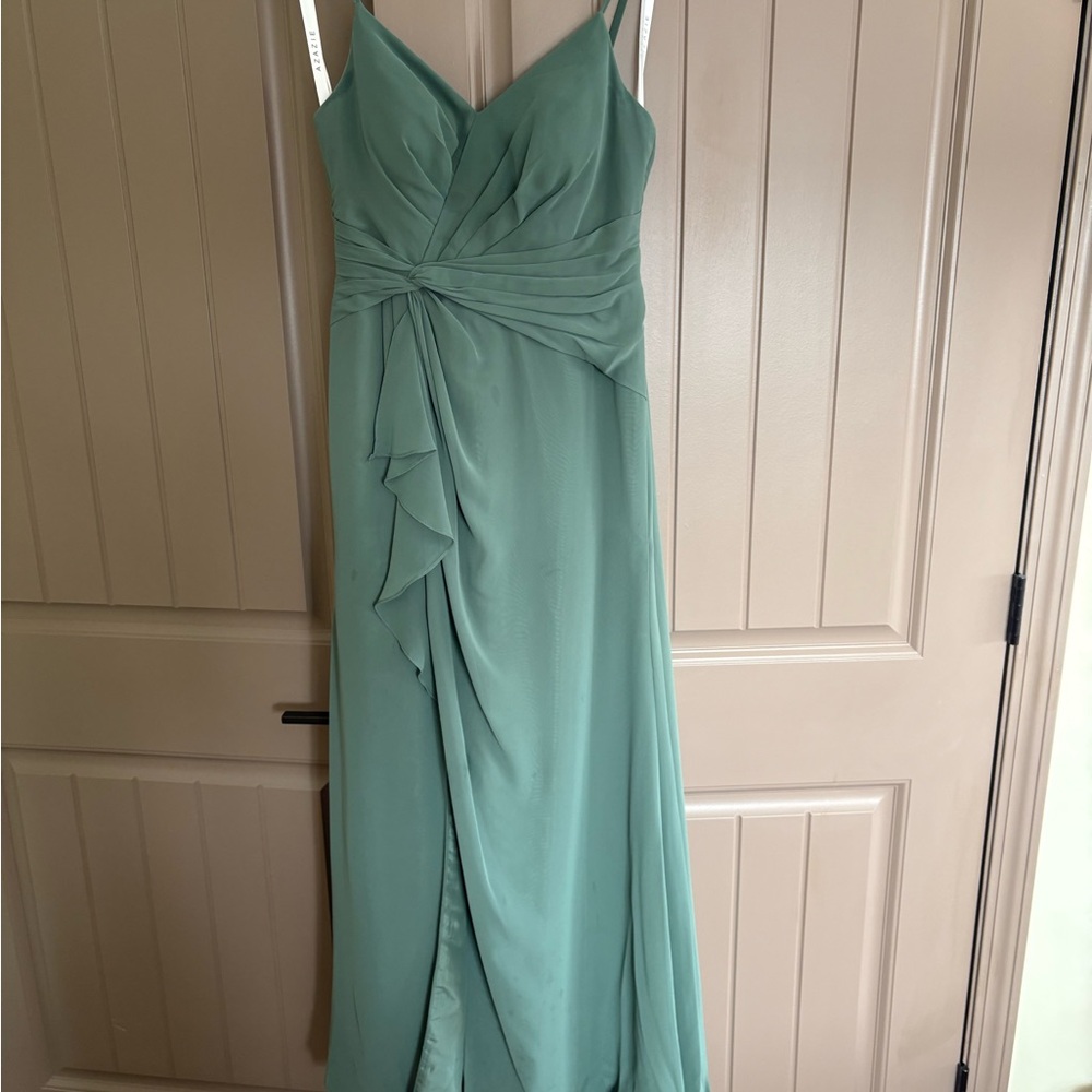 Azazie Emerald Dress - Color Eucalyptus